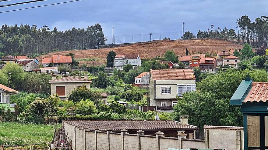 Vista del desmonte realizado entre Guillán y Berdón. |   // M.M.