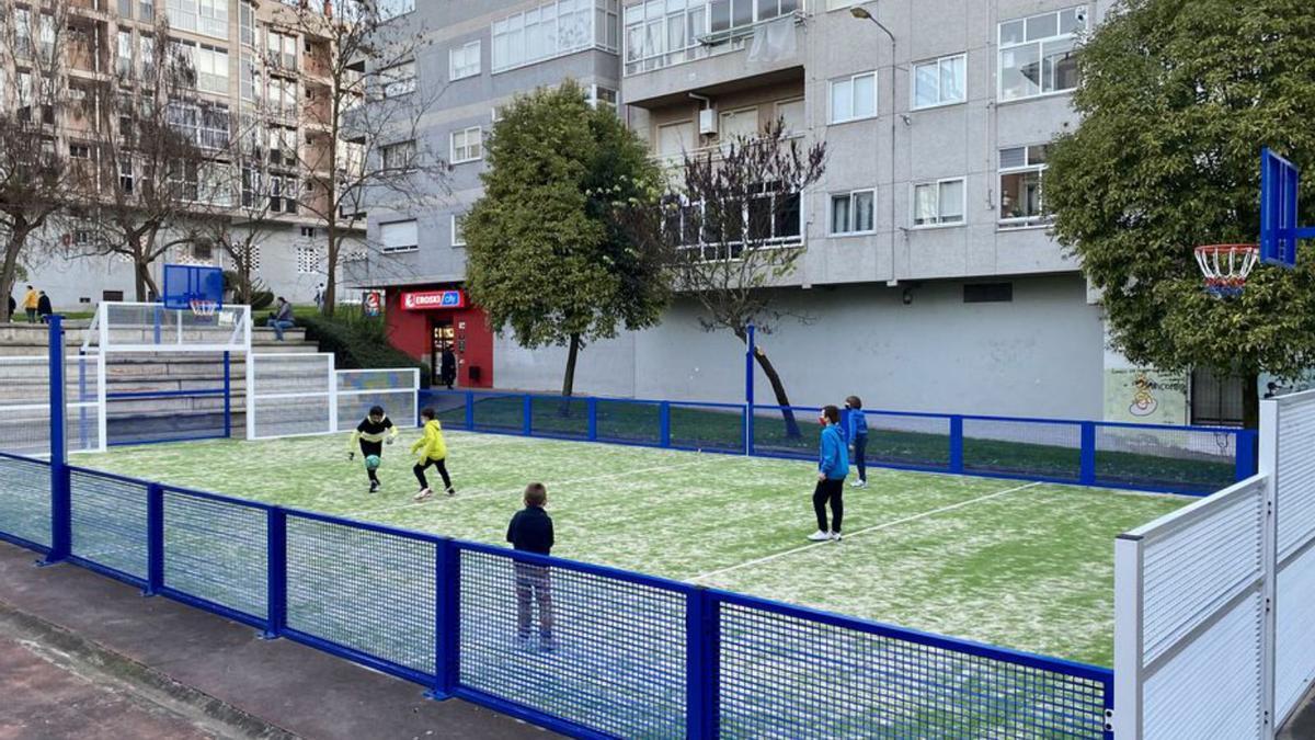 Nuevas canchas para los vecinos de A Cuña,   | // FDV