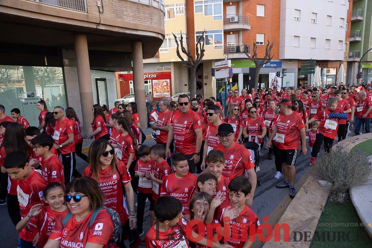 Marcha de la ONG Delwende en Caravaca