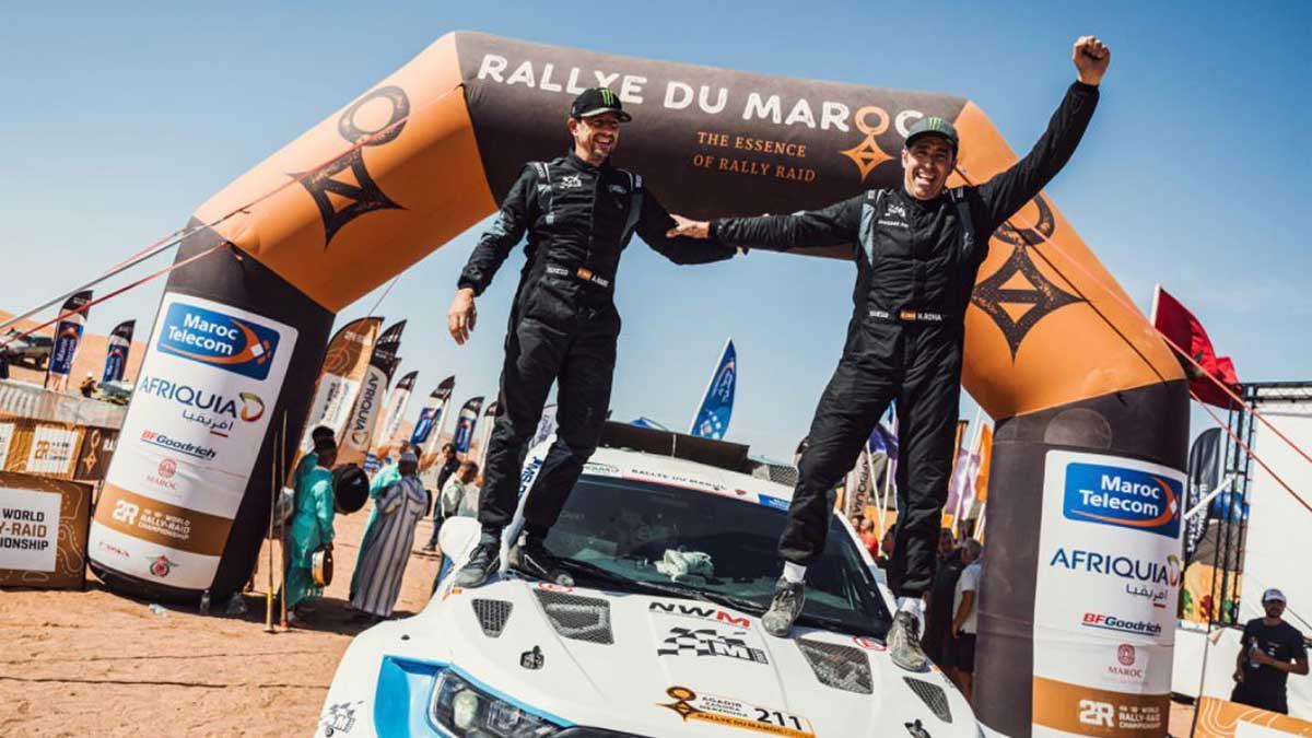 Nani Roma y Álex Haro, podio en Marruecos