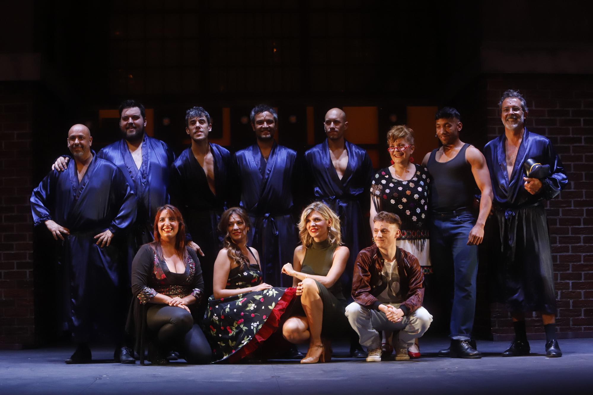 FOTOGALERÍA | Pase gráfico del musical 'The Full Monty' en el Teatro Principal