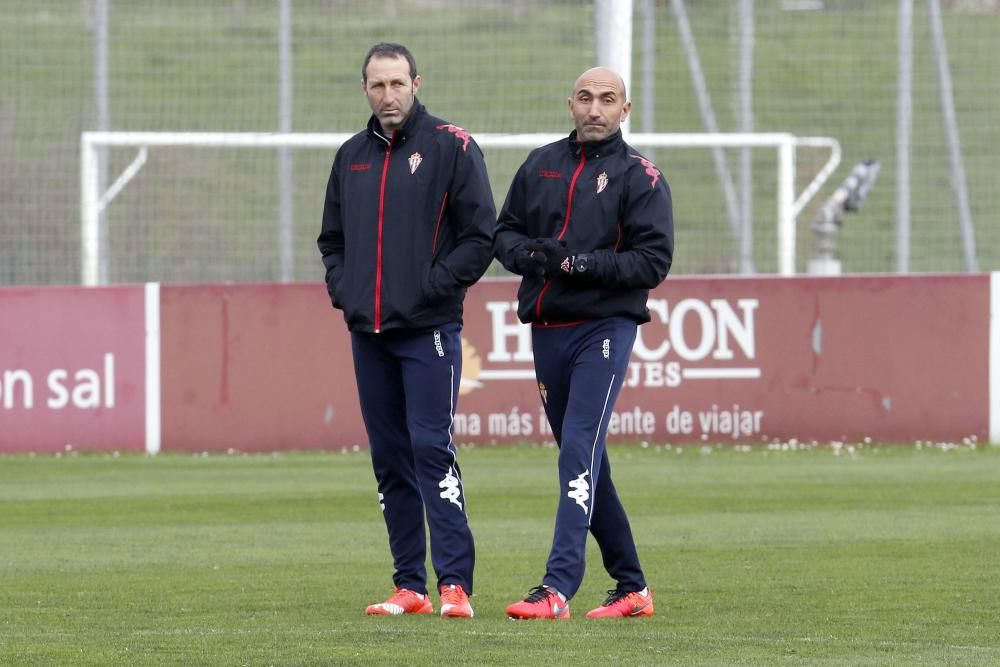 Entrenamiento del Sporting