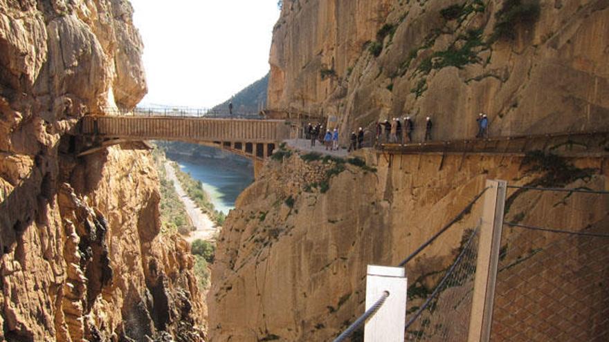 El Caminito del Rey recibe visitas de todo el mundo.