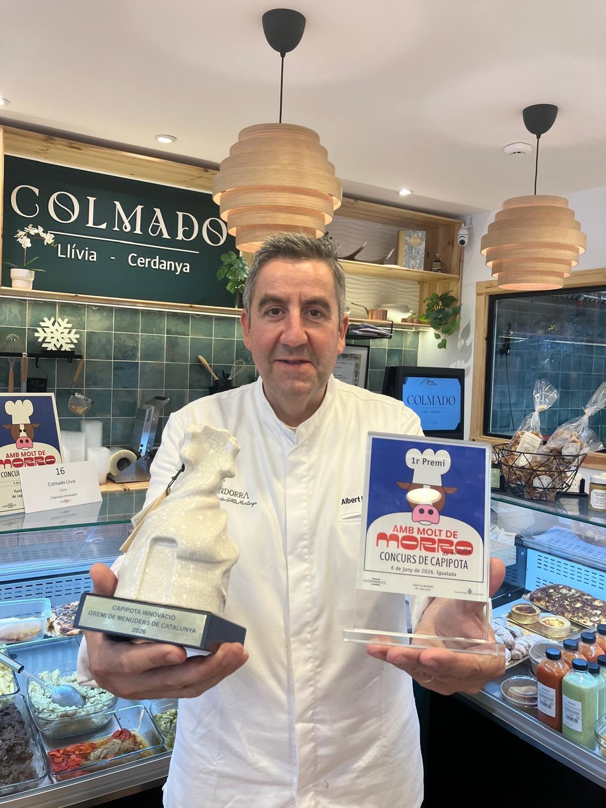 Albert Boronat amb el guardó