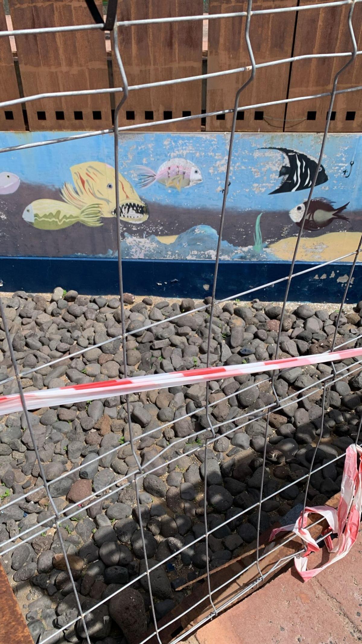 Deficiencias en el balneario y accesos a la playa de La Garita, en Arrieta Deficiencias en el balneario y accesos a la playa de La Garita, en Arrieta