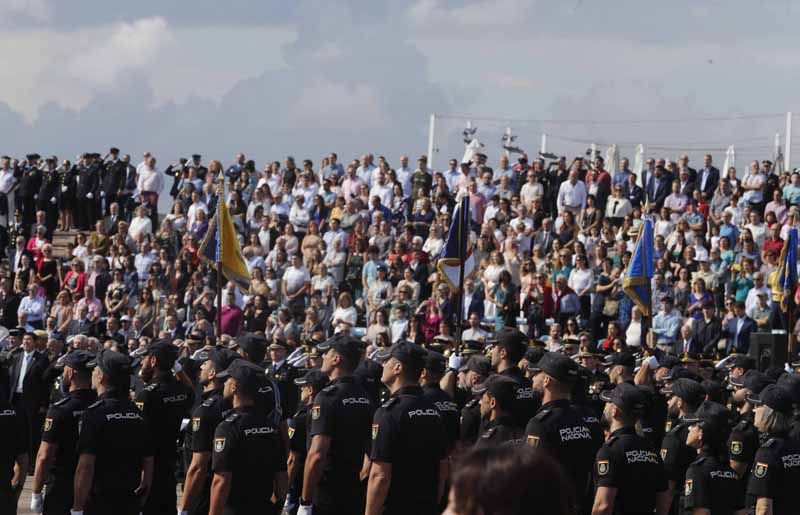 Celebración del día de la Policía Nacional en València