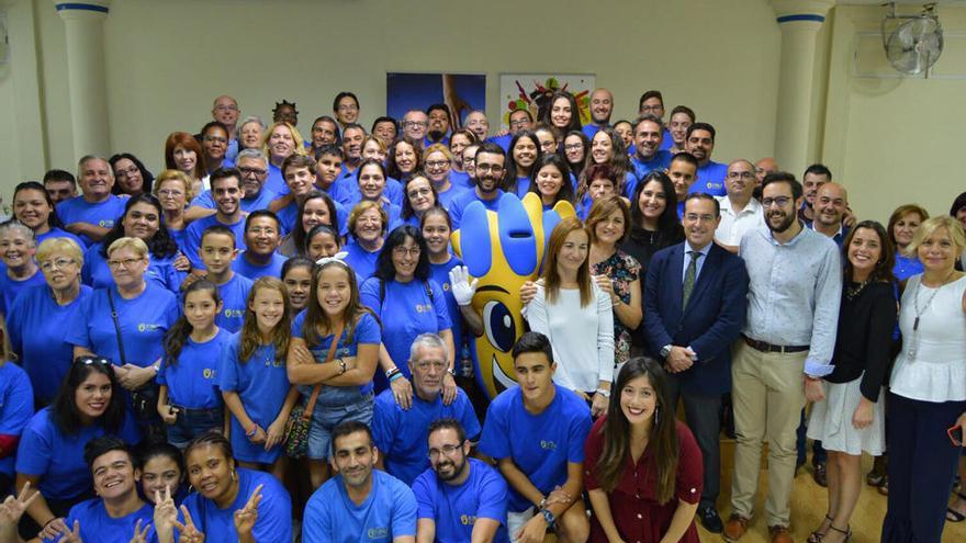 Foto de grupo durante la jornada del voluntariado.