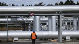 El gasoducto Nord Stream 2 a su paso por Lubmin, Alemania.