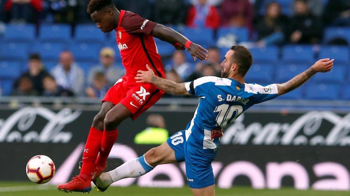 Darder, durante el partido contra el Sevilla