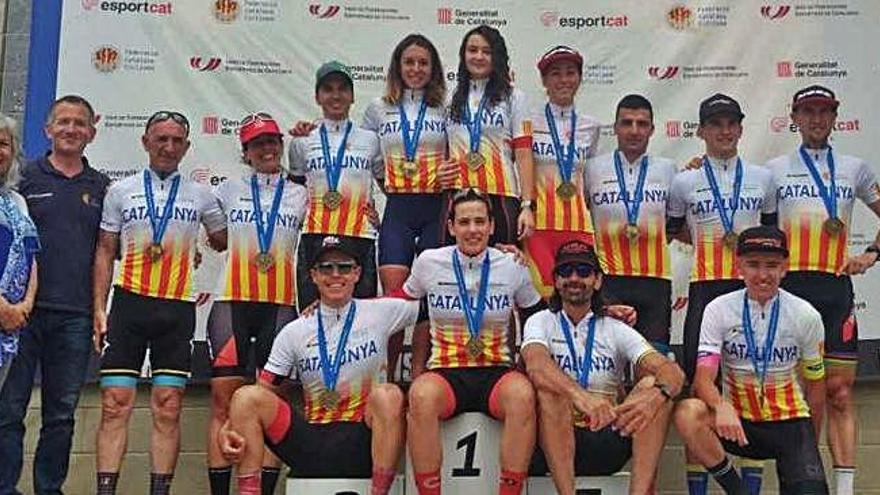 Els guanyadors dels Campionats de Catalunya de BTT, a Avià