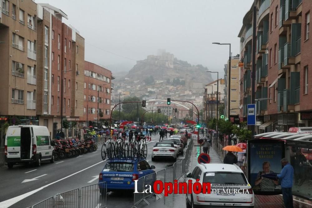 Salida de la Vuelta Ciclista a España desde Lorca