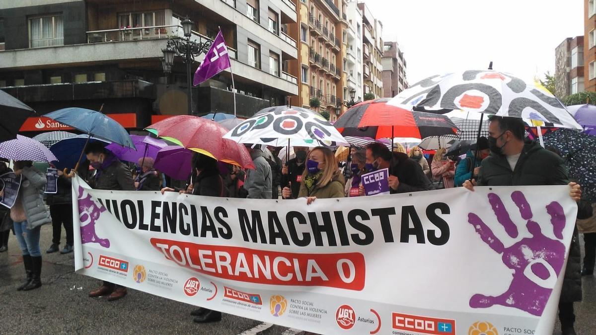 Protesta contra la violencia machista