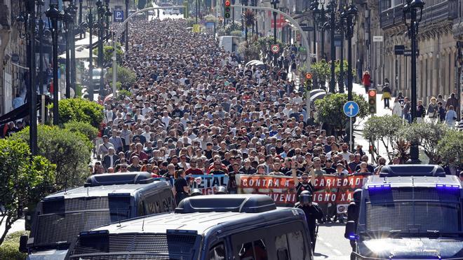 Los trabajadores del metal de Pontevedra inician sus movilizaciones por el nuevo convenio: primera huelga
