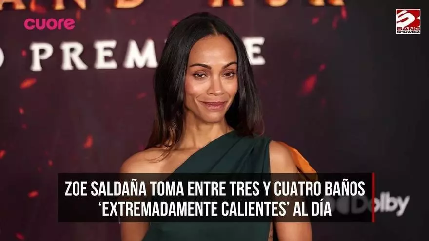 Zoe Saldaña nos cuenta su secreto para cuidarnos igual que ella, una rutina que nadie se imagina