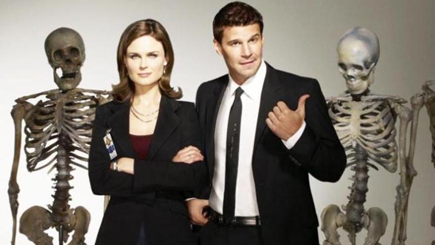 Los protagonistas de Bones.