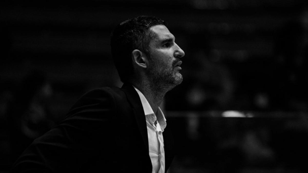 Rubén Burgos, durante el encuentro ante el Tango Bourges.