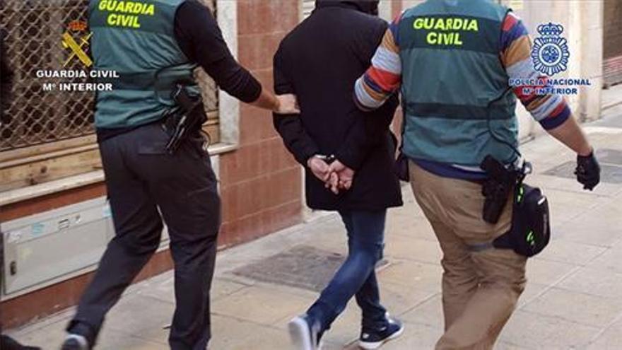 248 detenidos en la provincia de Castellón por tráfico de drogas en 2019