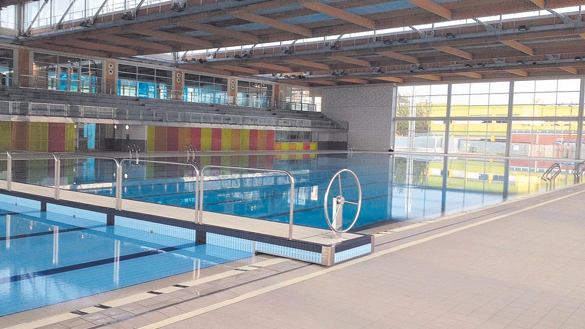 La piscina de Lloret que es va construir  amb un sobrecost respecte al pressupost inicial.