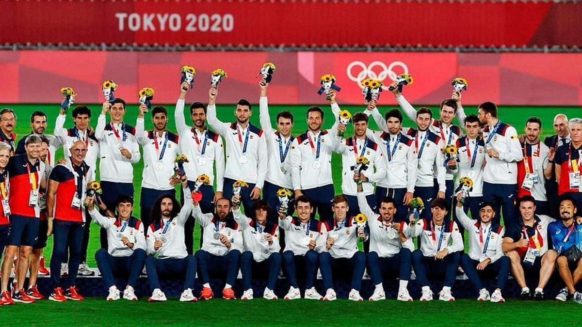 La selección española Olímpica en Tokio consiguió la medalla de plata