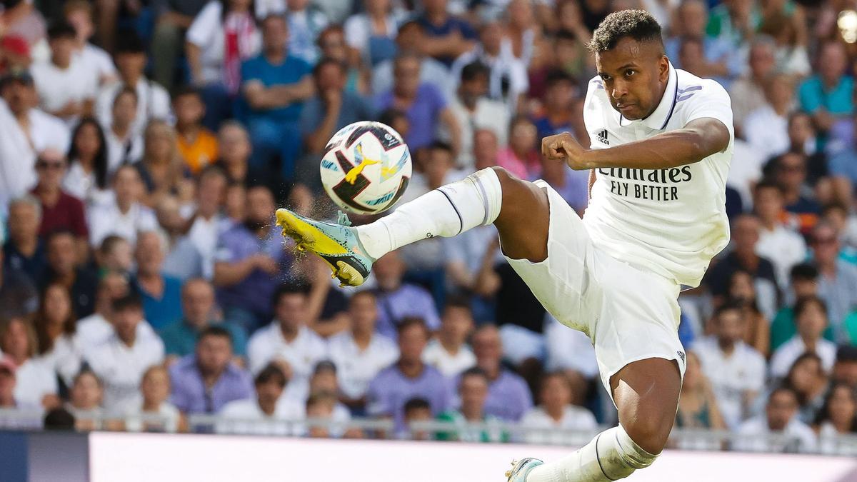 Rodrygo da el salto en el Madrid de Ancelotti.