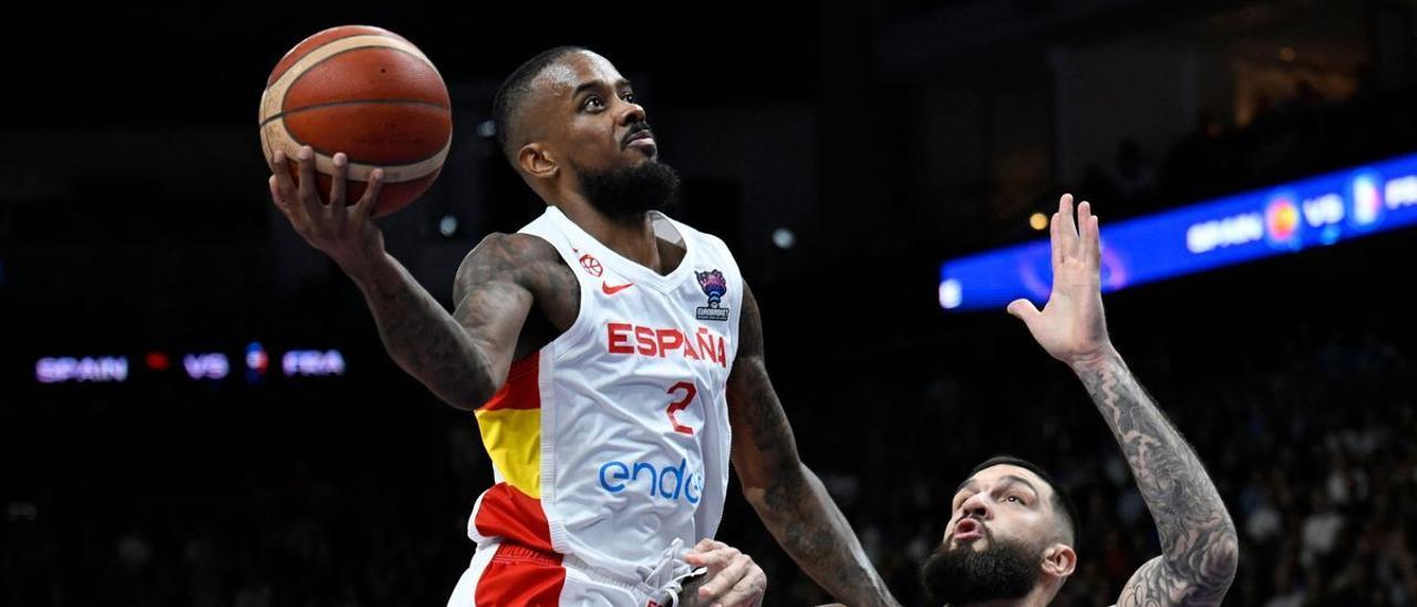 Lorenzo Brown, en la final de Eurobasket ante Francia.