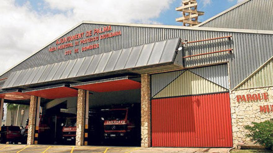 Imagen de archivo del antiguo parque central de bomberos.