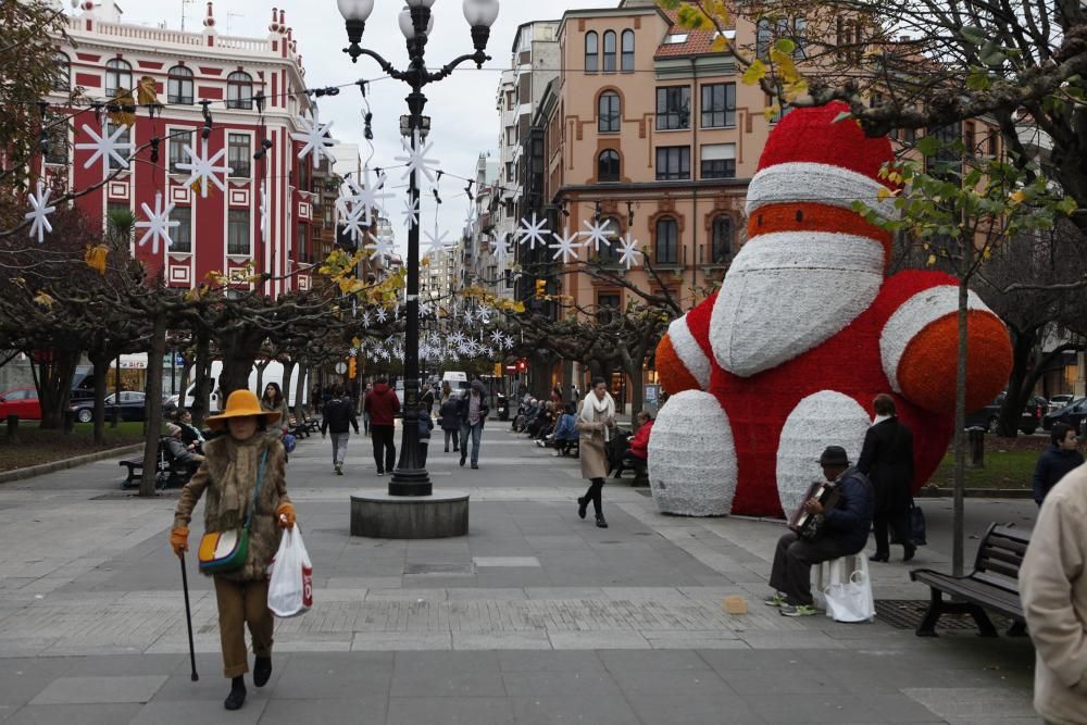 Luces de Navidad en Gijón