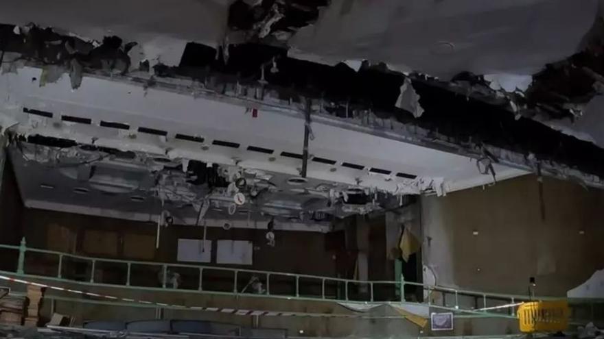 Este es el estado que presenta el interior del teatro cine Baudet, en Santa Cruz de Tenerife. | RATATOUR