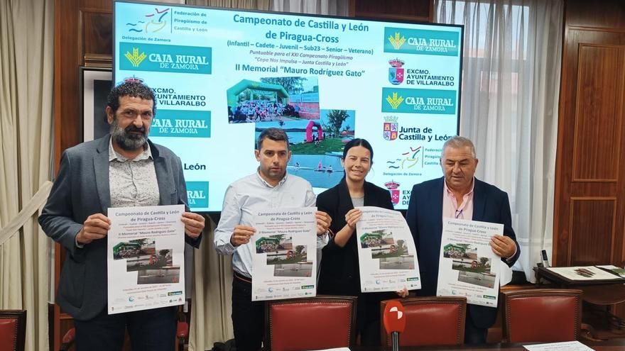 Imagen de la presentación del campeonato de piragüismo que se celebrará en Villaralbo