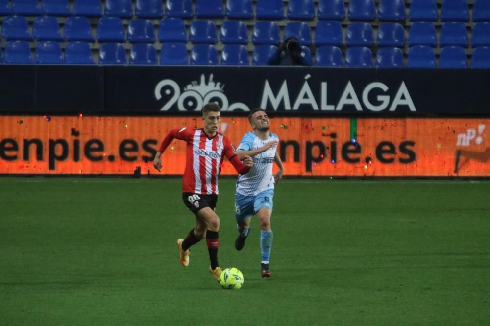 Partido de la Liga SmartBank: Málaga CF - Logroñés.