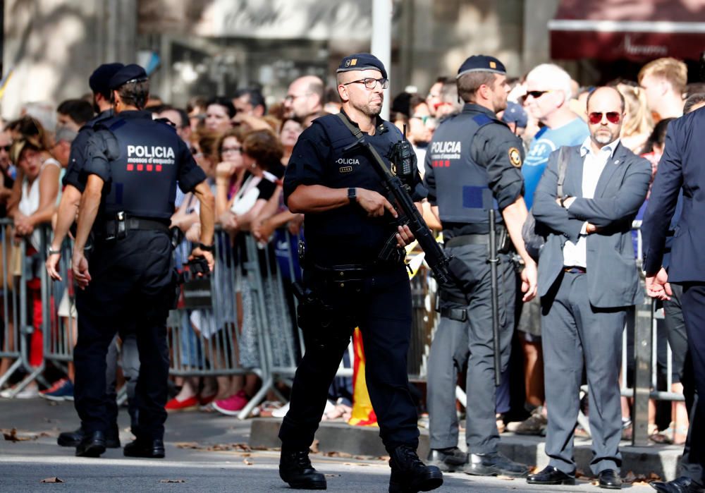 Las imágenes de la manifestación en Barcelona