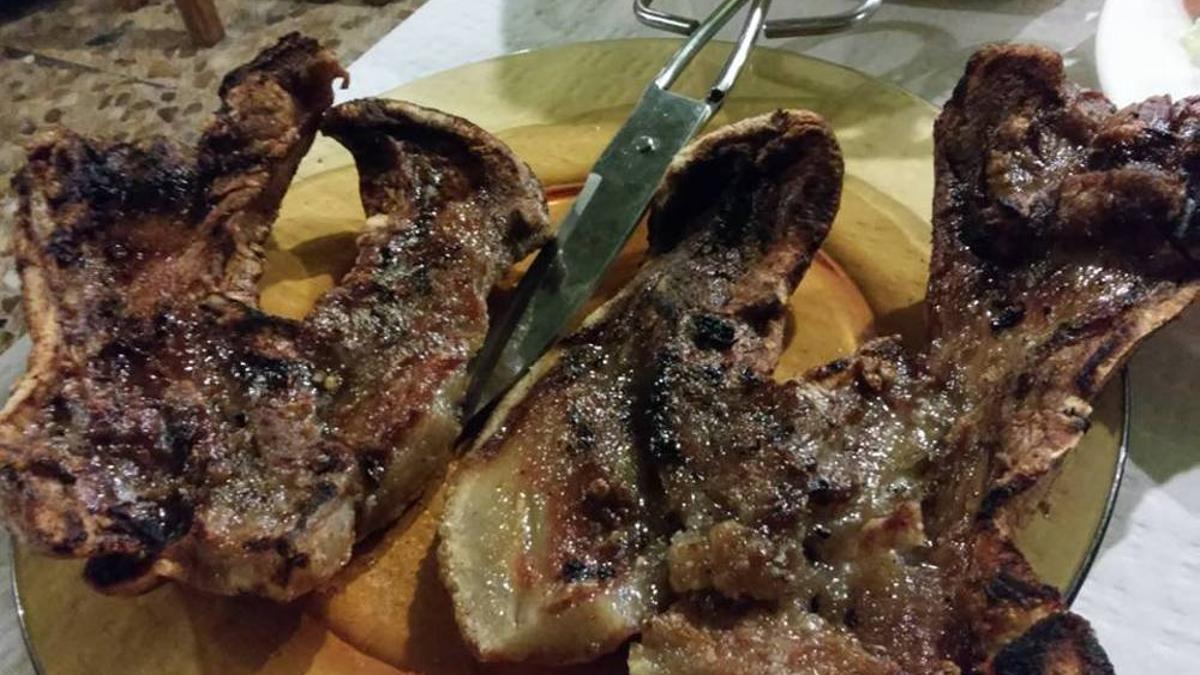 'Jeta' o morro a la brasa.