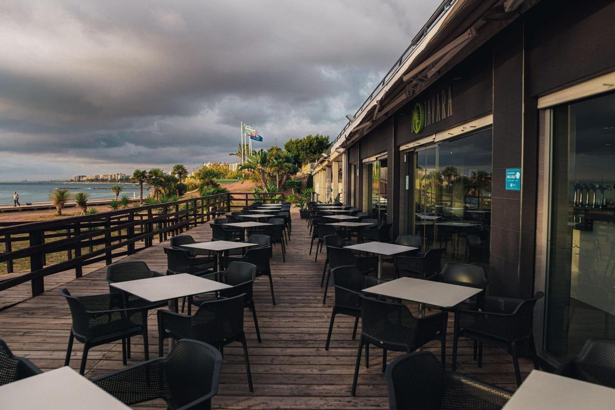 Una imagen de la terraza de Botavara.