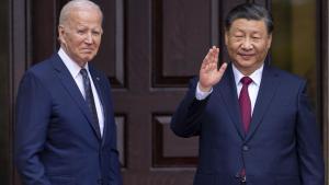 El presidente de EEUU, Joe Biden, y su homólogo chino, Xi Jinping