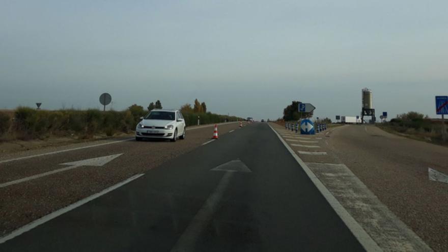 Tramo de la Autovía de la Plata (A-66) del término municipal de Matilla de Arzón. | Eva Ponte (Archivo)