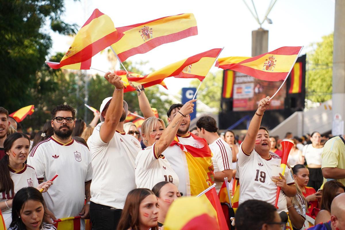 Así se vivió la segunda estrella del Mundial en Sevilla