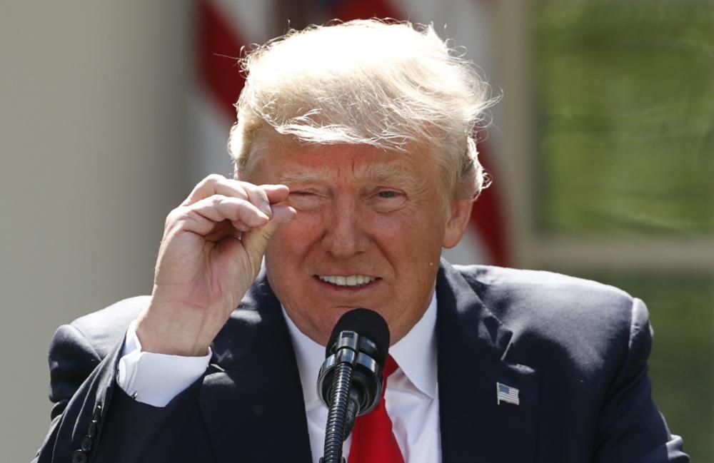 Donald Trump anuncia la retirada de Estados Unidos del histórico Acuerdo Climático de París. REUTERS.