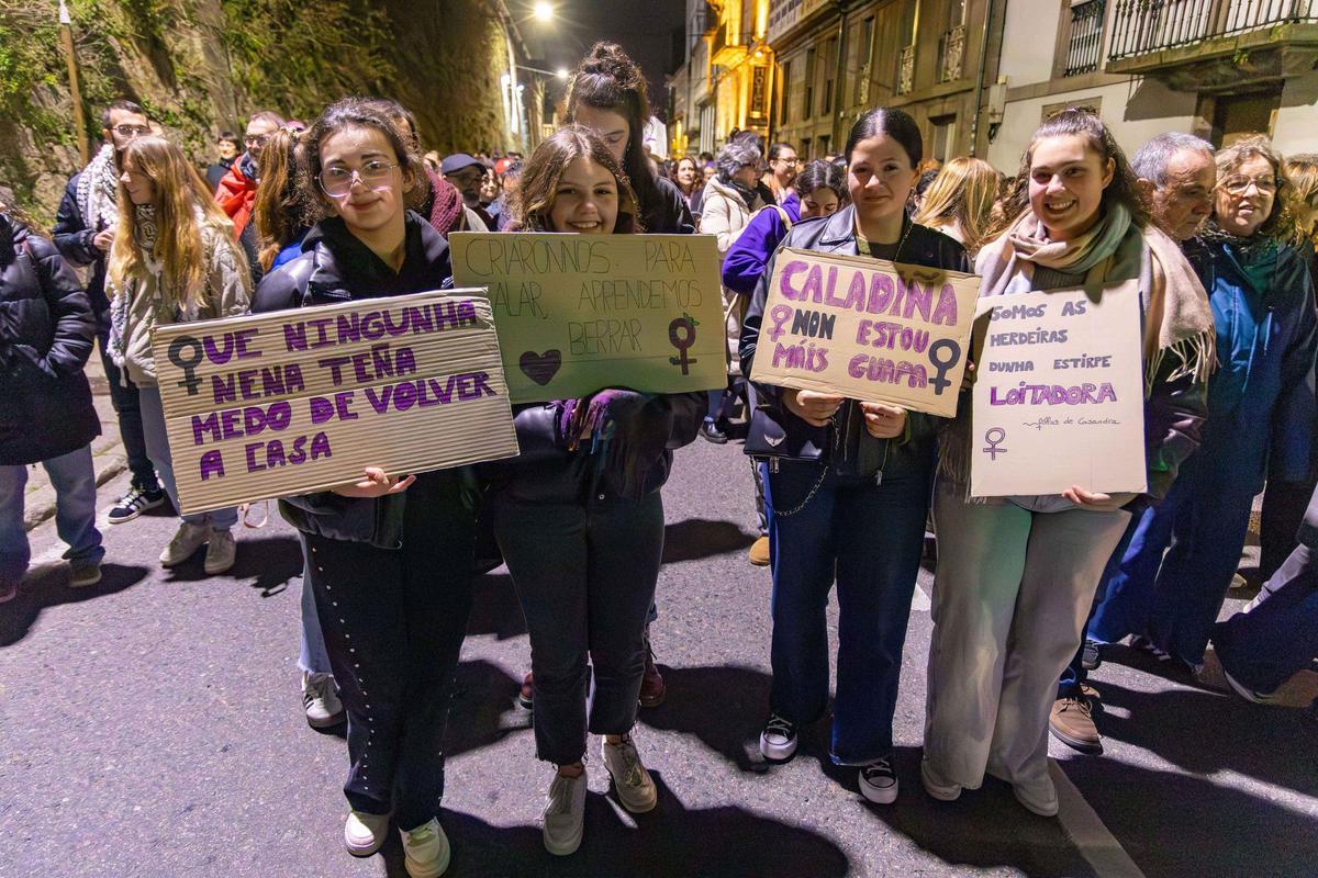 Un grito pola igualdade. 8M en Santiago