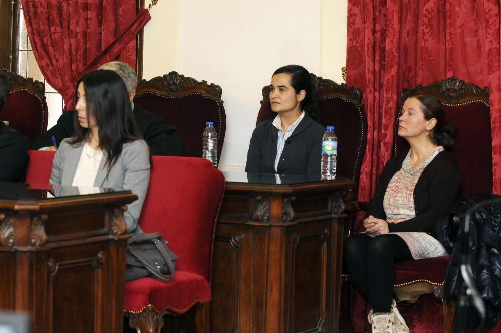 Las reacciones de Montserrat, Triana y Gago durante el veredicto