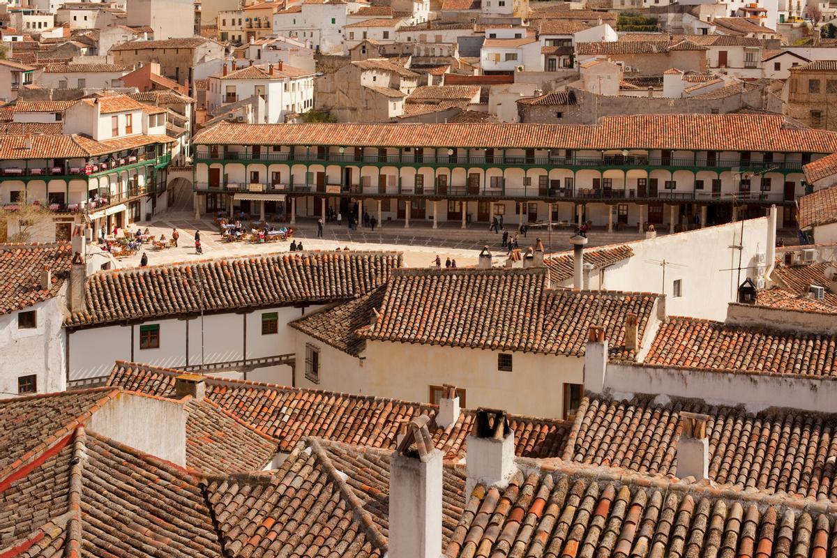 Plaza Mayor en la histórica ciudad de Chinchón