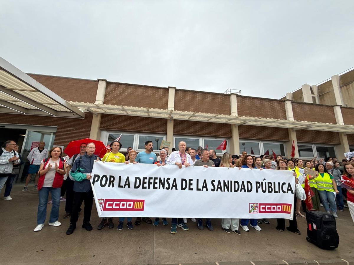 Concentración en el Hospital de Sagunt.