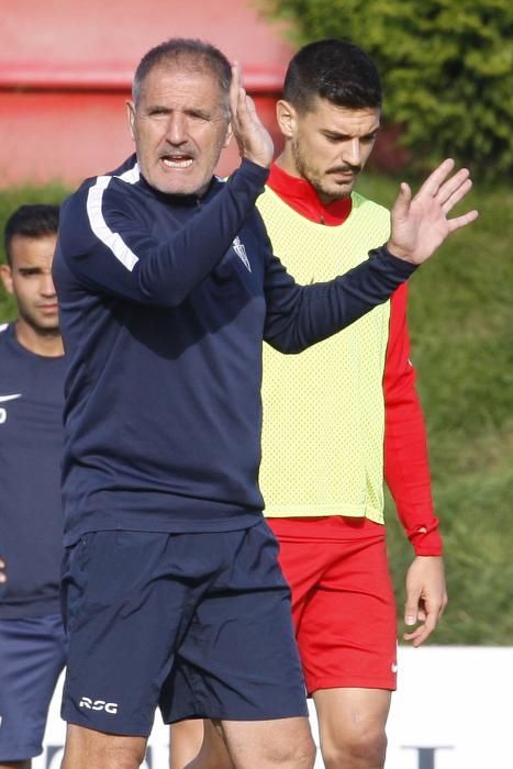 Entrenamiento del Sporting