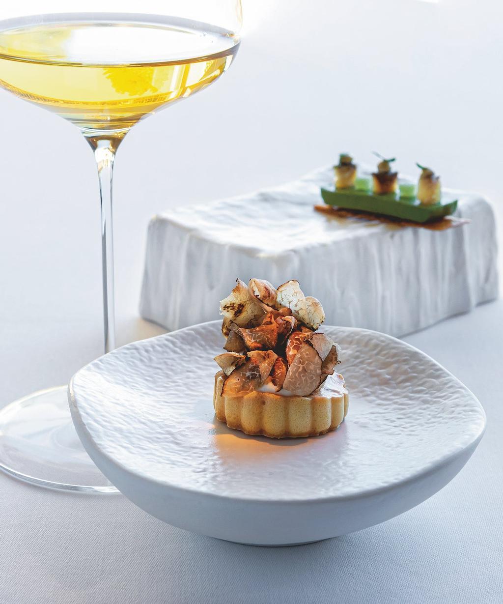 Tartaleta de Trufa del restaurante Ivan Cerdeño