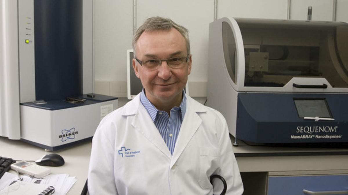 El doctor Josep Baselga, en el Hospital de la Vall d'Hebron, en una imagen de archivo.