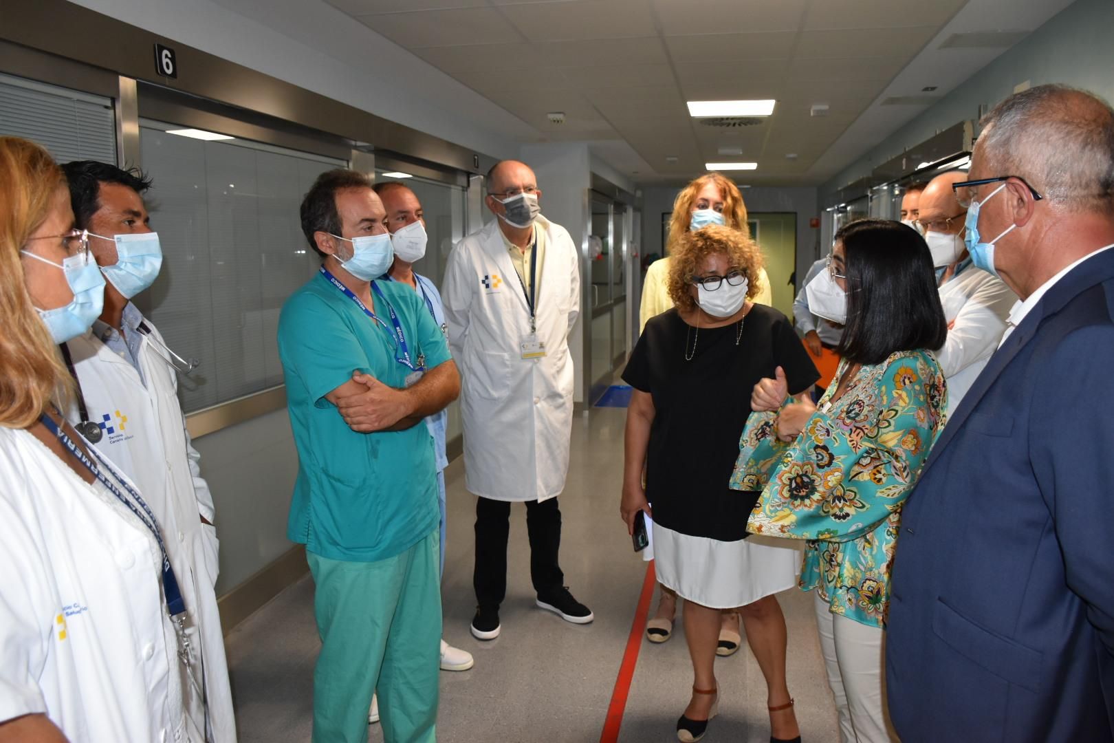 Visita de Carolina Darias al Hospital General de Fuerteventura