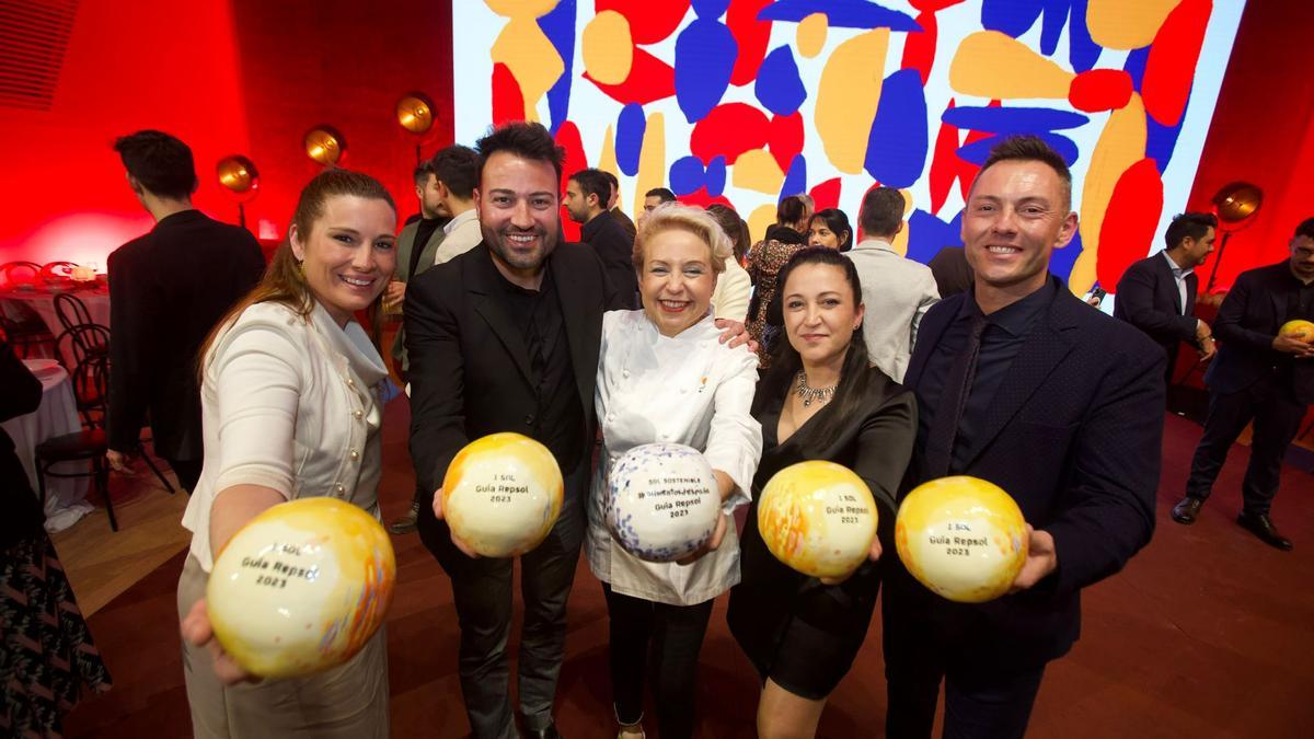 Marta Devesa, Pablo Montoro, Susi Díaz (Sol Sostenible), Aurora Torres y Ferdinando Bernardi
