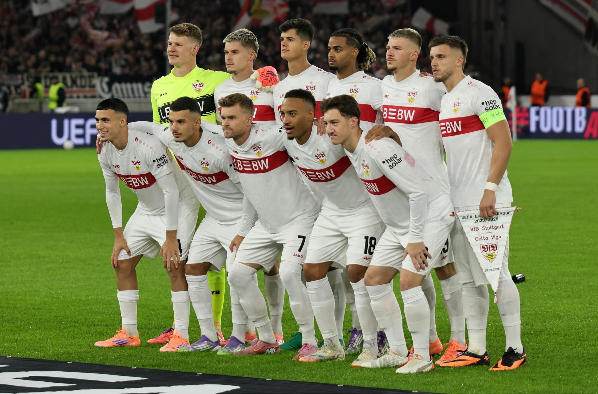 Las imágenes del debut del Celta en Europa League, frente al Stuttgart