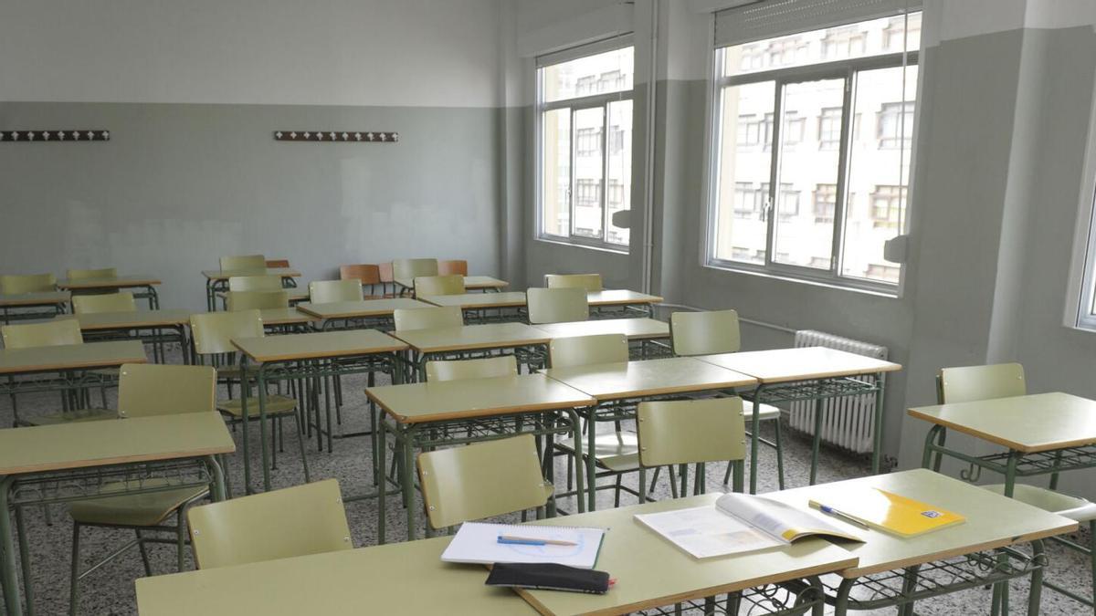 La Xunta apura las obras de retirada de amianto en el instituto Zalaeta para poder empezar el curso con normalidad