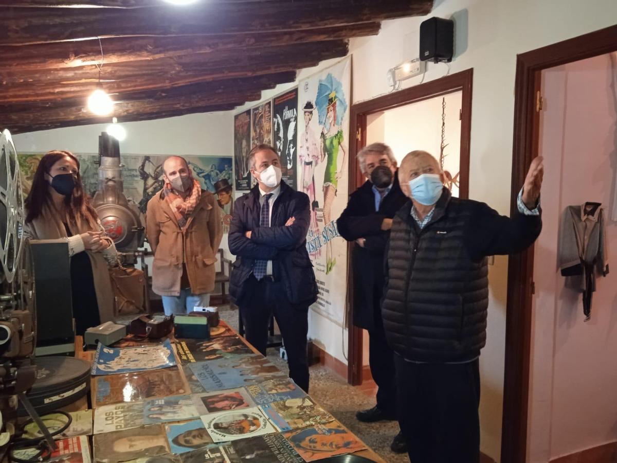 En el interior del museo de Posadilla.