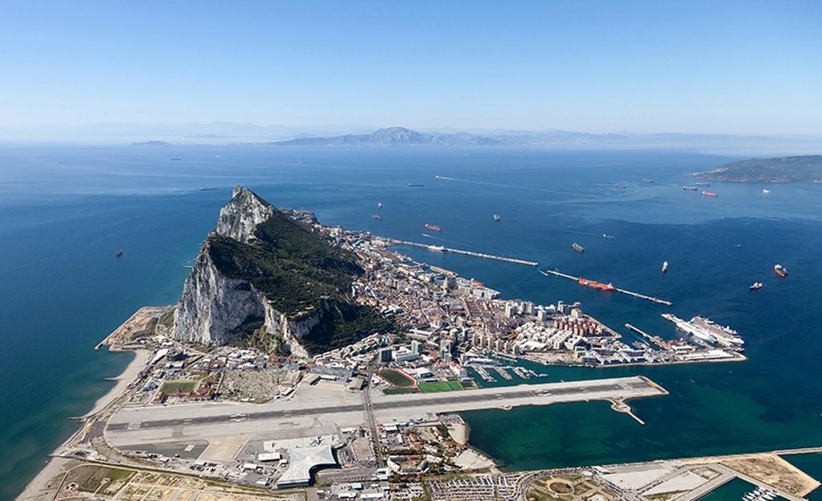 Vista aérea de Gibraltar. Foto de Visitagibraltar